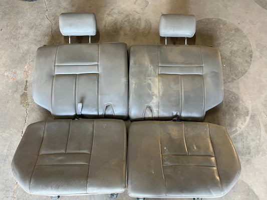 Used OEM Grey Rear Leather Seat Set - Toyota 4Runner - 2001-2002