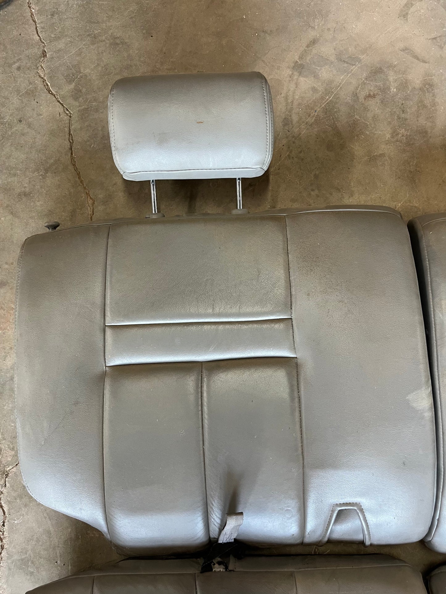 Used OEM Grey Rear Leather Seat Set - Toyota 4Runner - 2001-2002