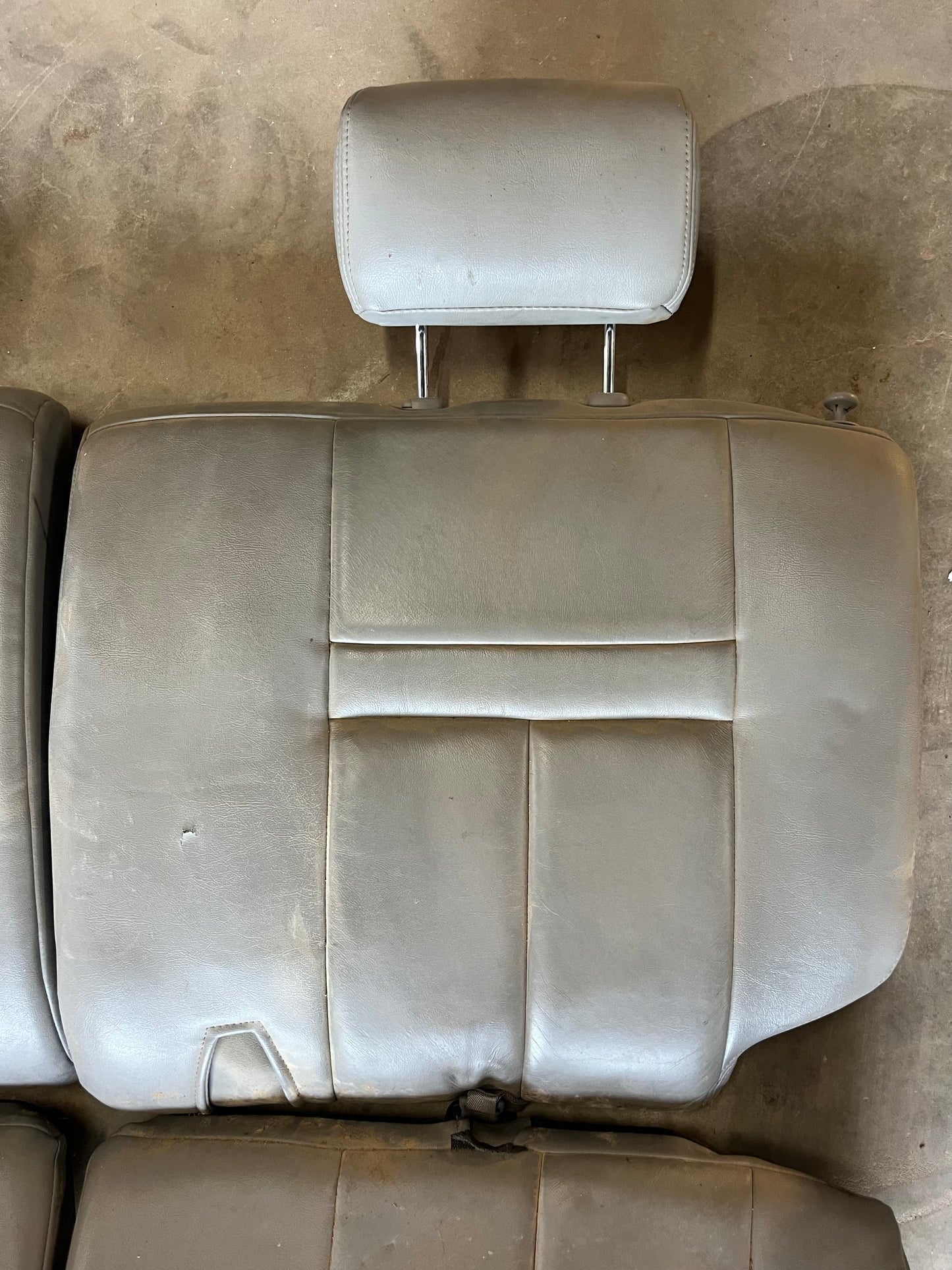 Used OEM Grey Rear Leather Seat Set - Toyota 4Runner - 2001-2002