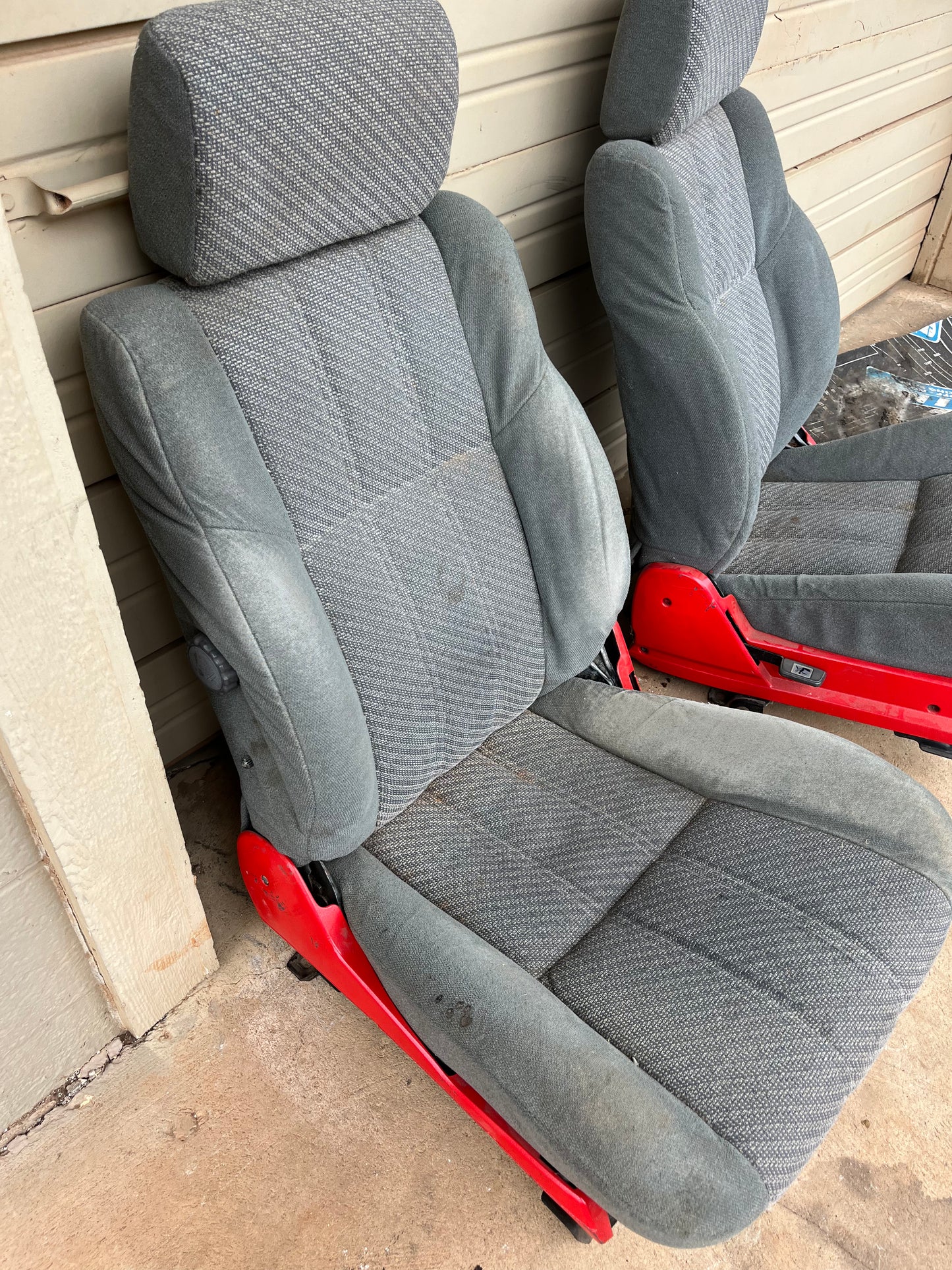 Used OEM Front Seats - Grey - Toyota 4Runner - 1984-1989