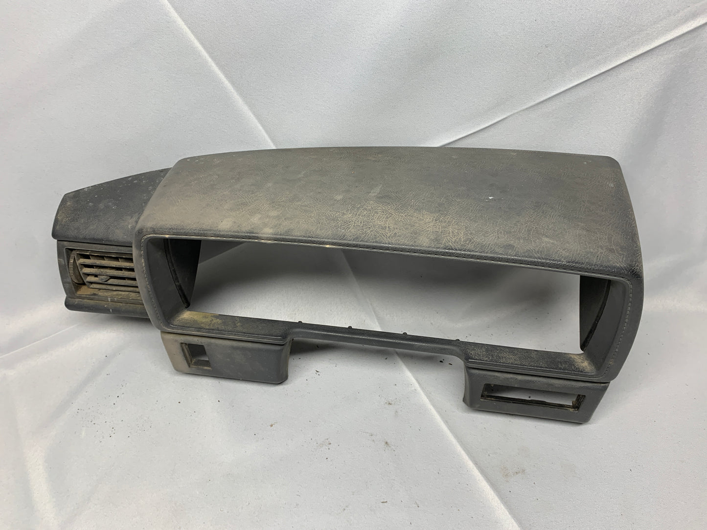 Used OEM Gauge Cluster Trim Panel - Grey - Toyota 4Runner & Pickup- 1984-1989