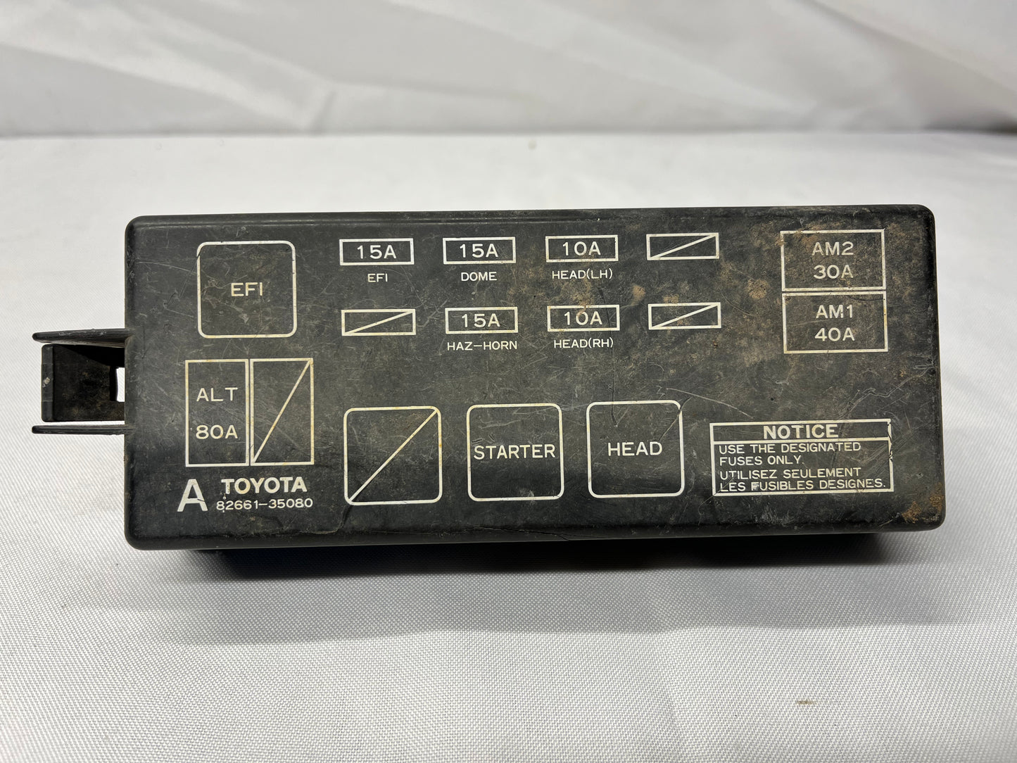 Used OEM Fuse Box Cover 82661-35080 3VZE 3.0 V6 - Toyota 4runner - 1989-1995