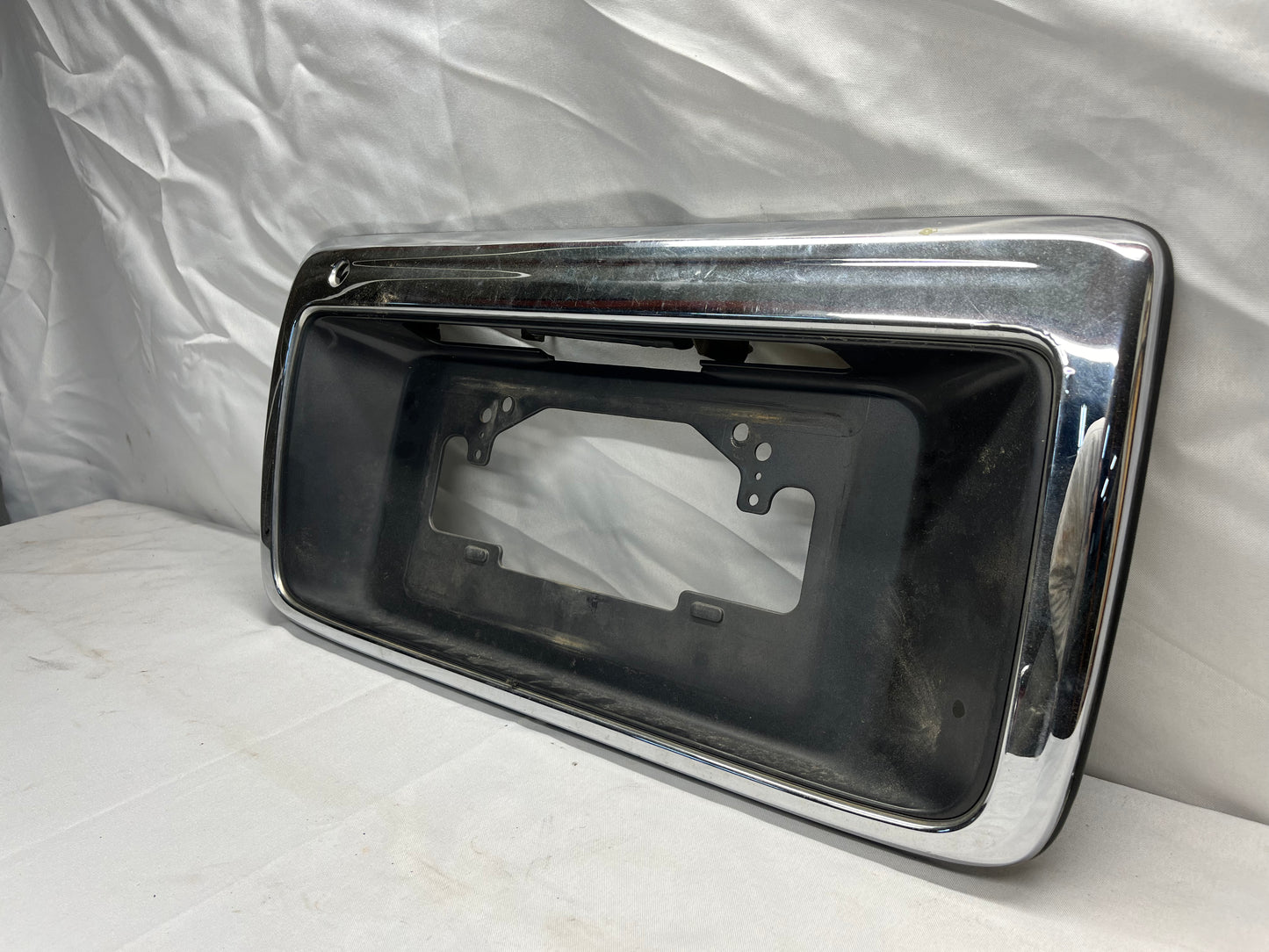 Used OEM Chrome License Plate Frame Bezel - Toyota 4Runner - 1996-2002