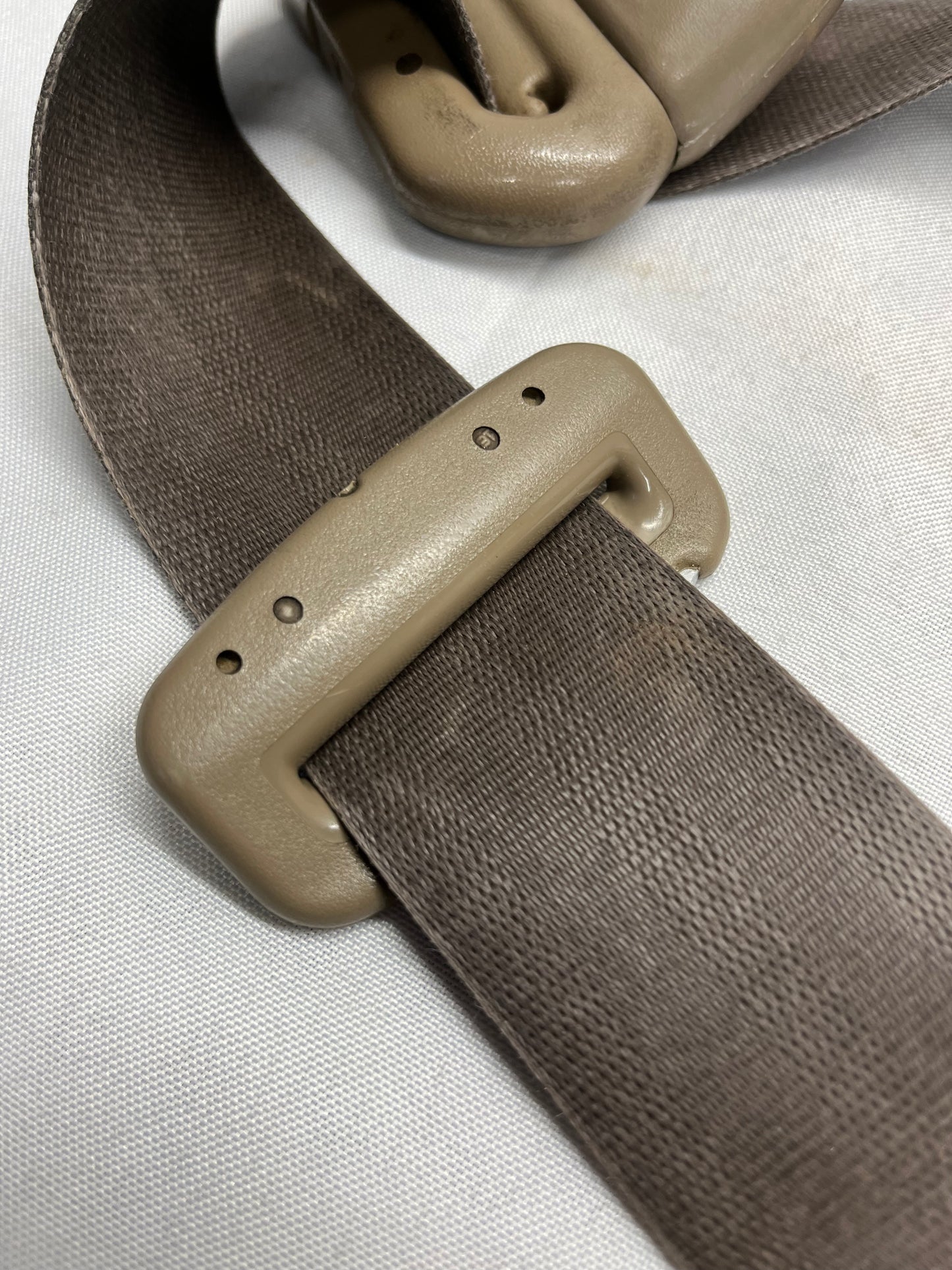 Used OEM Front Left Seat Belt - Tan - Toyota 4Runner - 1999-2002