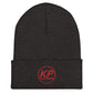 KPTOYOPARTS Cuffed Beanie Red Logo