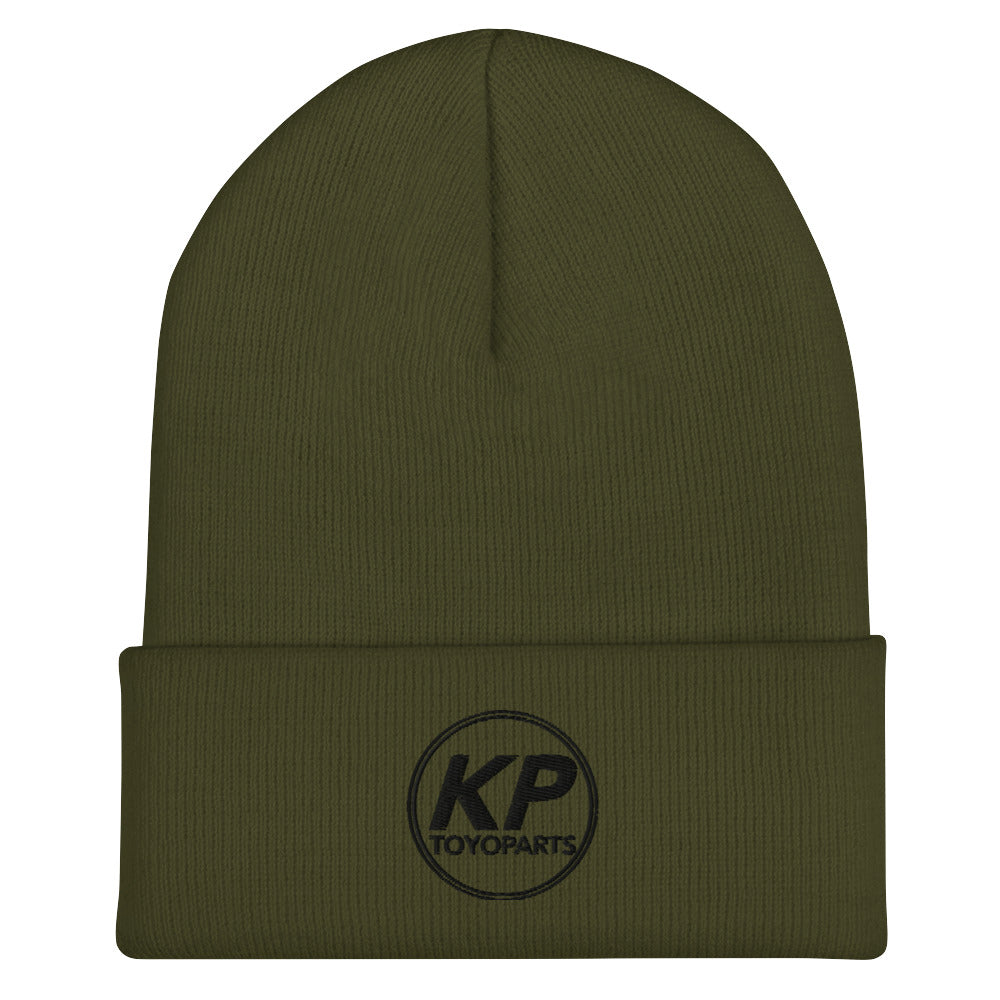 KPTOYOPARTS Cuffed Beanie Black Logo