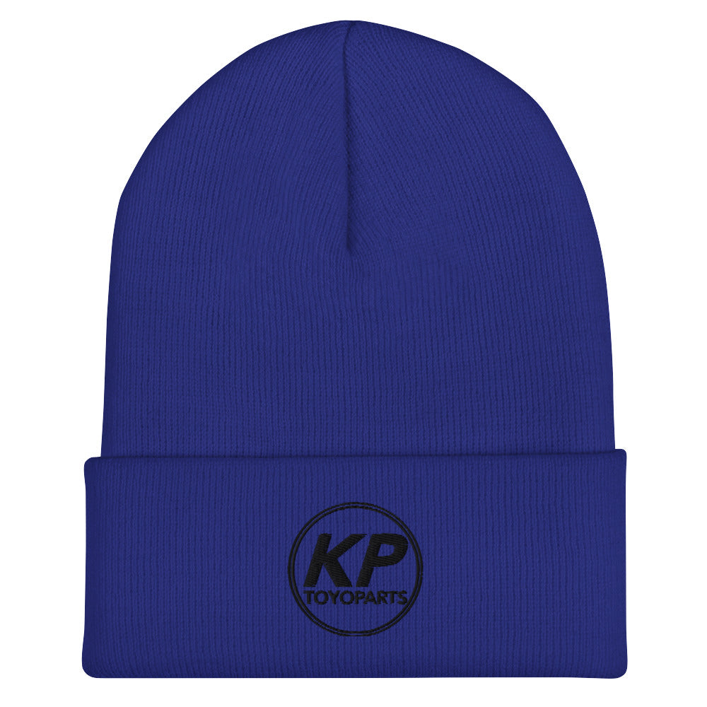 KPTOYOPARTS Cuffed Beanie Black Logo